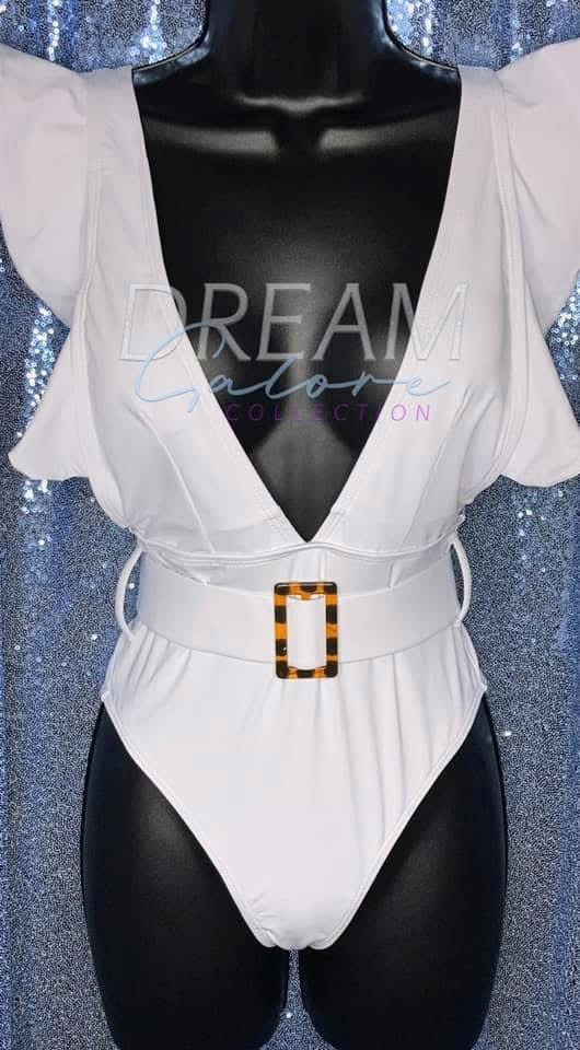 Swimwear Style WHITE ONE PIECE